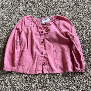 Old Navy Pink Button-Up Blouse